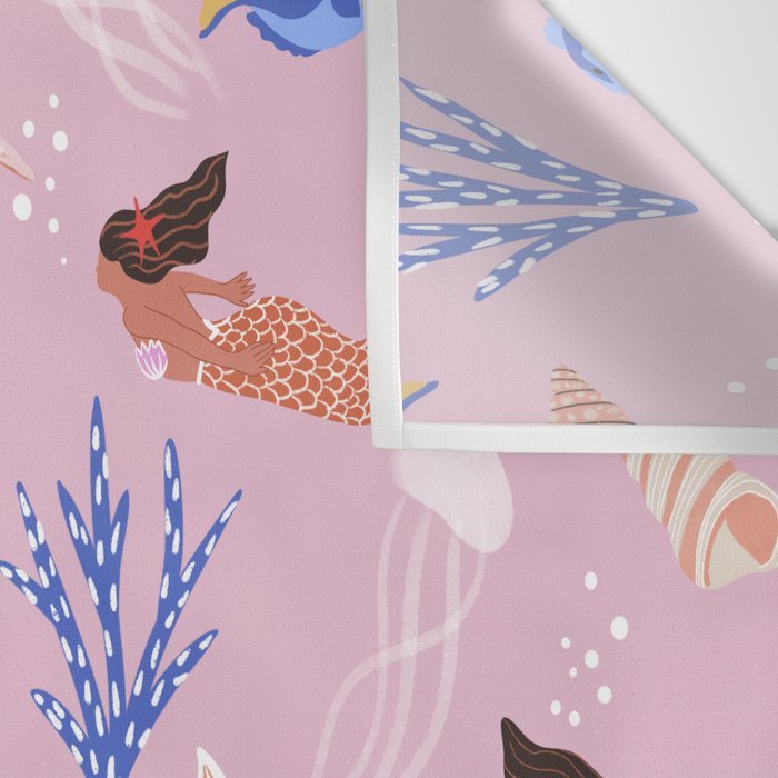 mermaids & Seashells Wall Tapestry Gallery Image 3