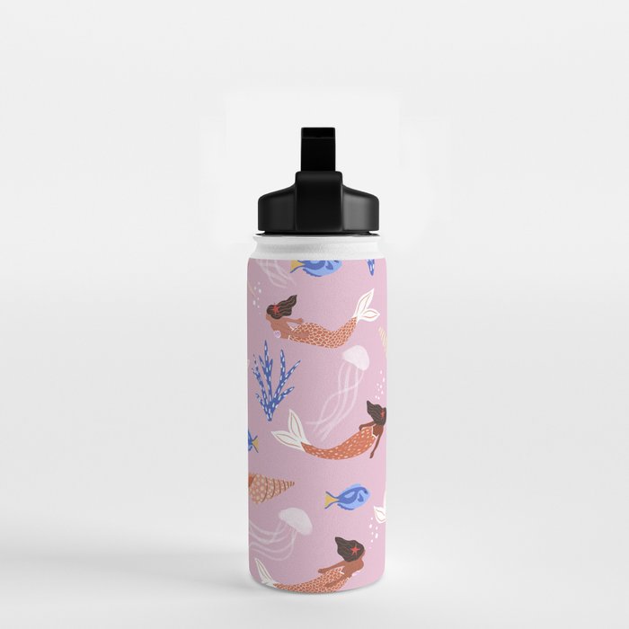 mermaids & Seashells Water Bottle Gallery Image 2