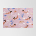 mermaids & Seashells Rug Gallery Image 2