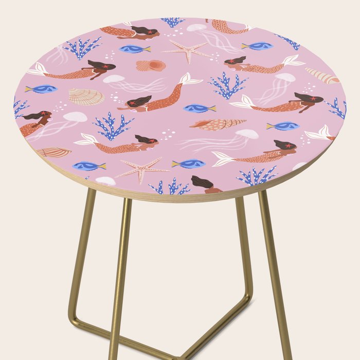 mermaids & Seashells Side Table Gallery Image 2
