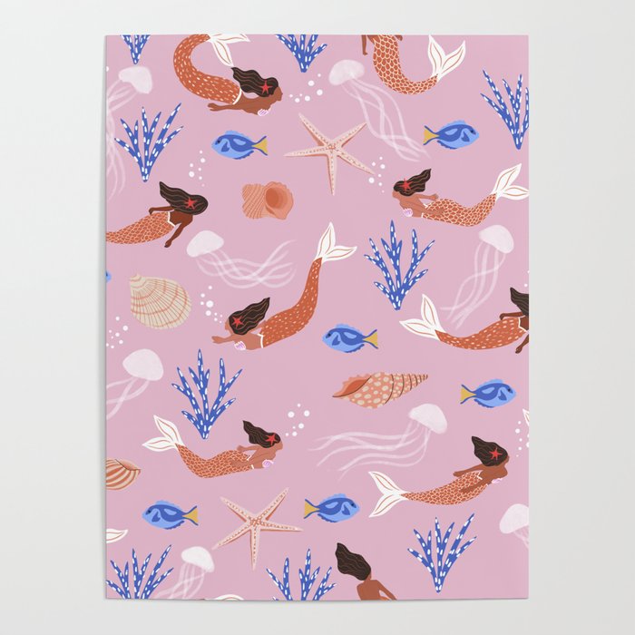 mermaids & Seashells Poster Gallery Image 4