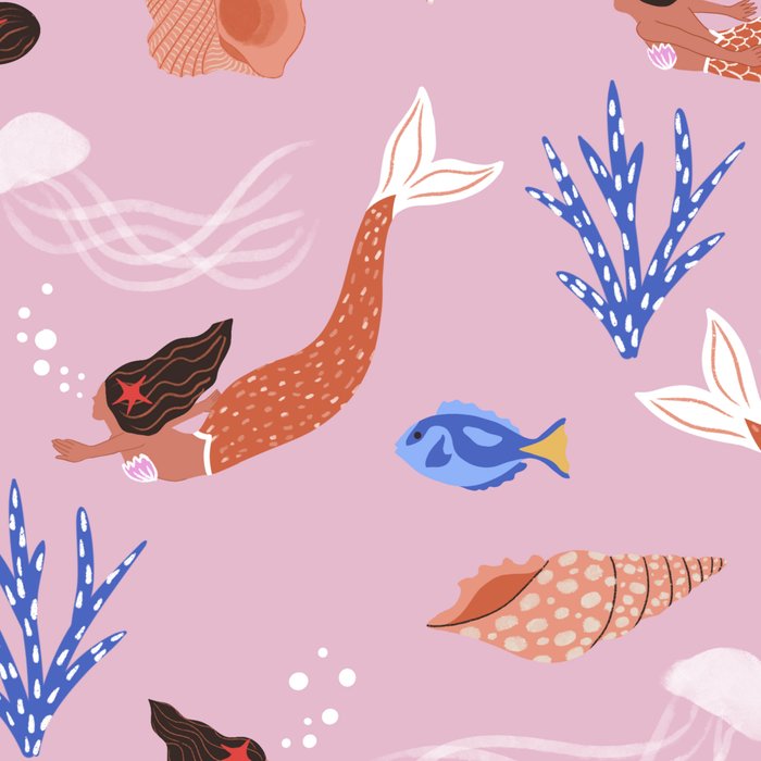 mermaids & Seashells Coffee Mug Gallery Image 2