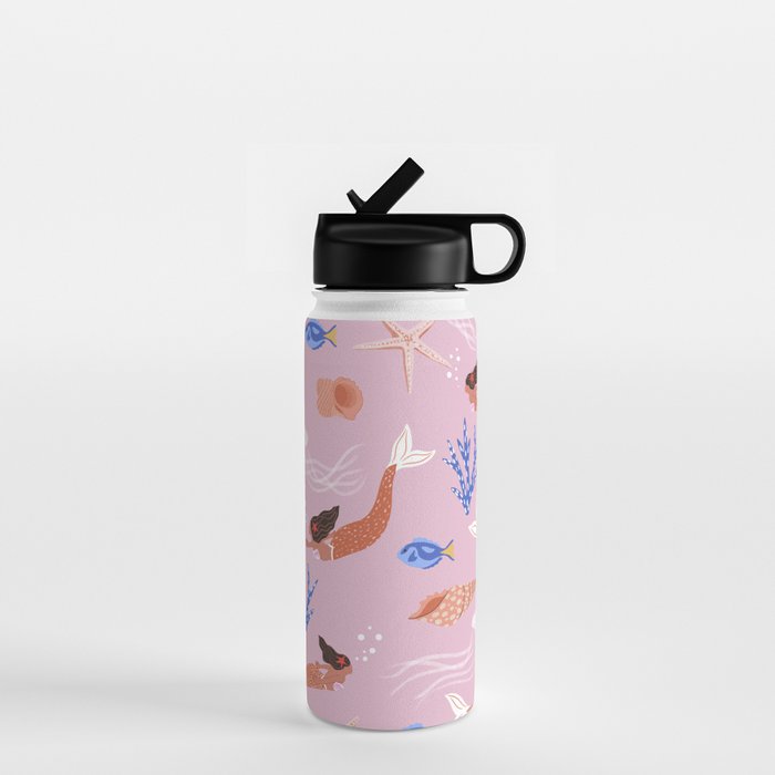 mermaids & Seashells Water Bottle Gallery Image 1