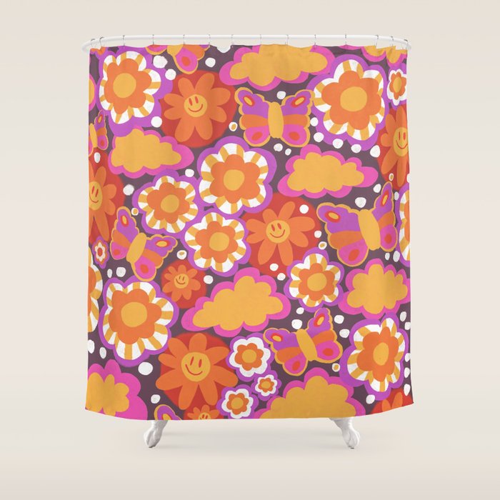 Butterfly world Shower Curtain Gallery Image 1