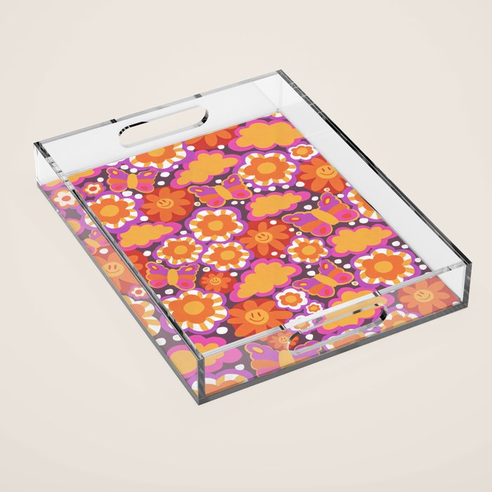Butterfly world Acrylic Tray Gallery Image 1