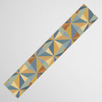 Kaleidoscope Tile Pattern III Warm Earthy Summer Table Runner Gallery Image 3