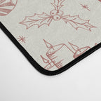 Christmas Toile // Vintage Red Desk Mat Gallery Image 4