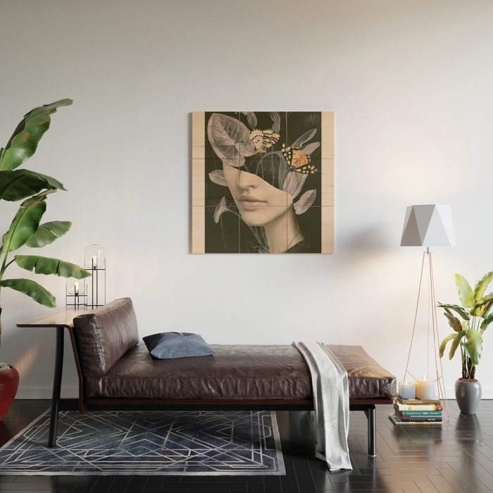 Night Garden 7 Wood Wall Art Gallery Image 2