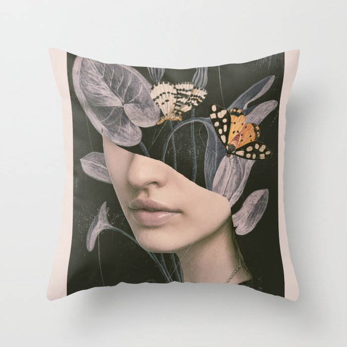 Night Garden 7 Throw Pillow Gallery Image 6