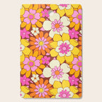 Vintage hand drawn flower art pattern Cutting Board Gallery Image 1