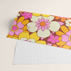 Vintage hand drawn flower art pattern Wrapping Paper Gallery Image 2