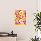 Vintage hand drawn flower art pattern Poster Gallery Image 2