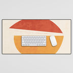 Minimal Abstract Shapes 11 Desk Mat Gallery Image 1