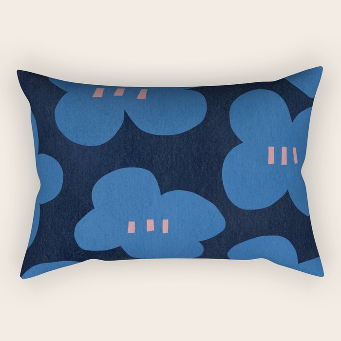 HEY-floral  Rectangular Pillow Gallery Image 1