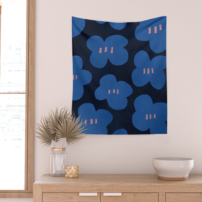 HEY-floral  Wall Tapestry Gallery Image 2
