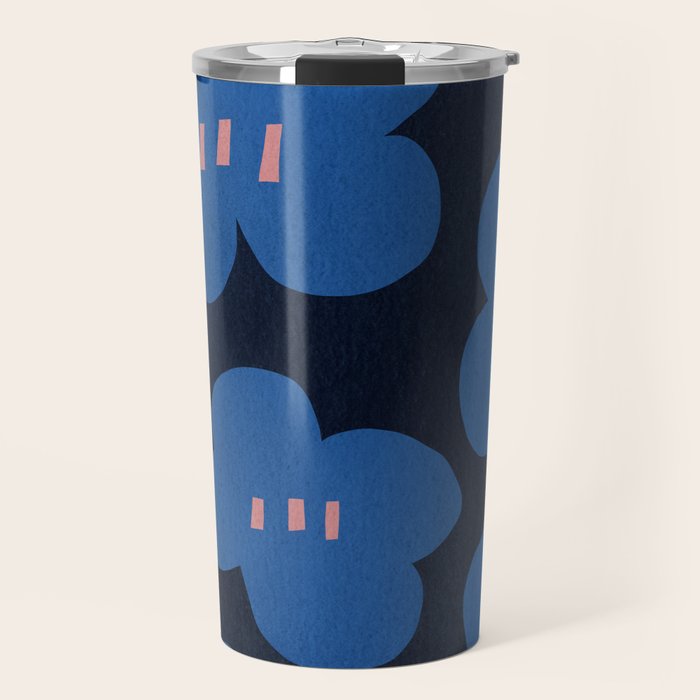 HEY-floral  Travel Mug Gallery Image 1