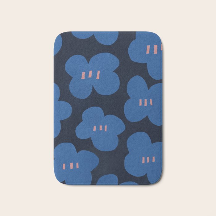 HEY-floral  Bath Mat Gallery Image 1