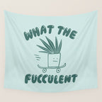 What The Fucculent Wall Tapestry Gallery Image 4
