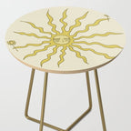 you are sunshine // retro art by surfy birdy Side Table Gallery Image 2