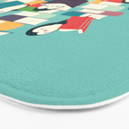 Reading Penguins Bath Mat Gallery Image 3