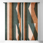 ABSTRACT ALPHABET / Decorative K Window Curtain Gallery Image 5