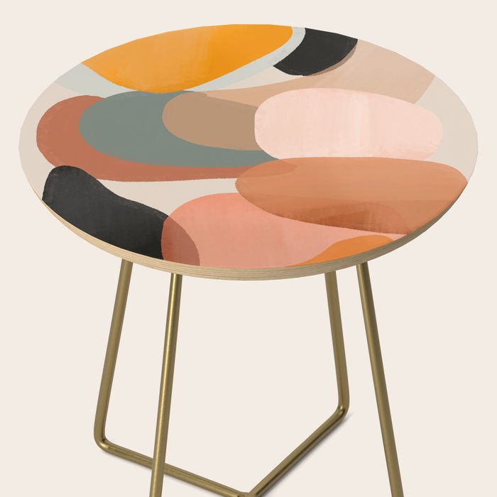 Modern Abstract Art 145 Side Table Gallery Image 2