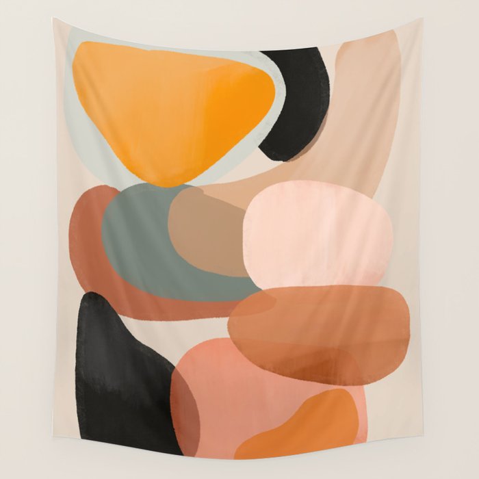 Modern Abstract Art 145 Wall Tapestry Gallery Image 4