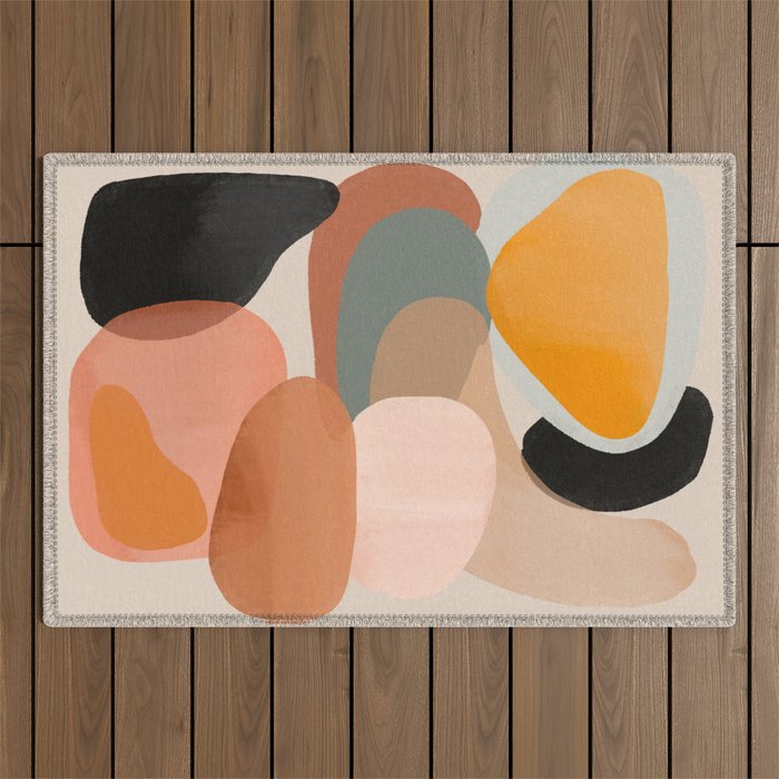 Modern Abstract Art 145 Outdoor Rug Gallery Image 1