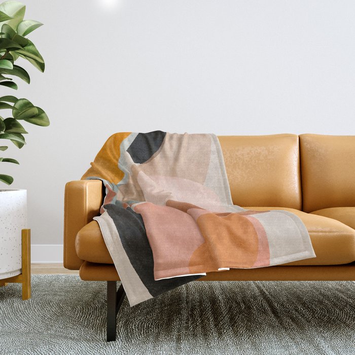Modern Abstract Art 145 Throw Blanket Gallery Image 1