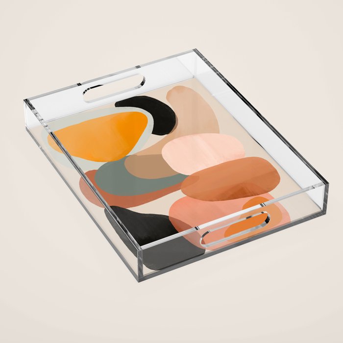 Modern Abstract Art 145 Acrylic Tray Gallery Image 1