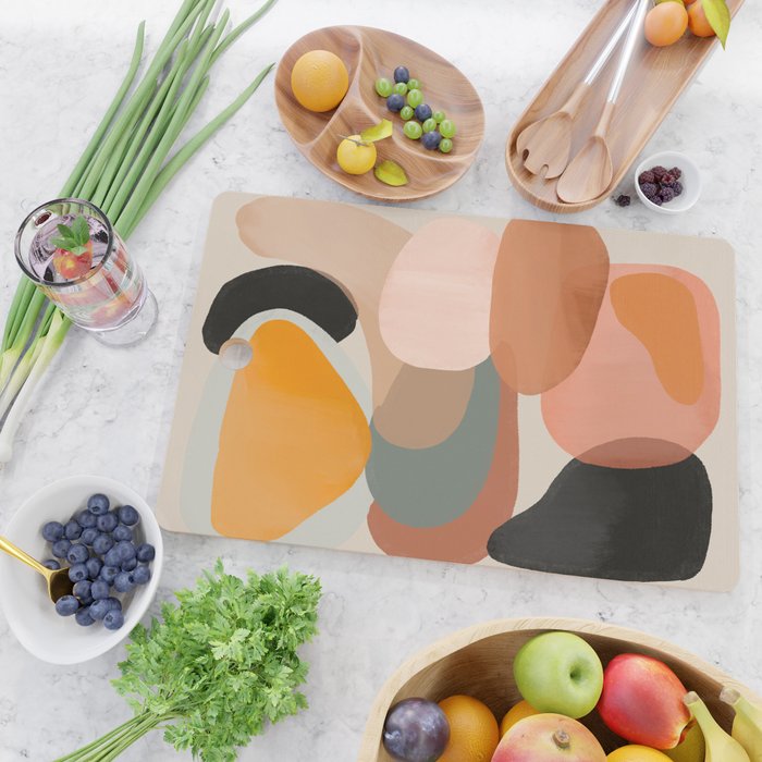 Modern Abstract Art 145 Cutting Board Gallery Image 2