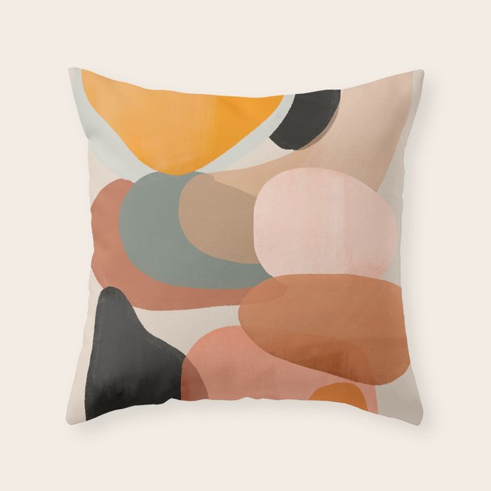 Modern Abstract Art 145 Throw Pillow Gallery Image 6