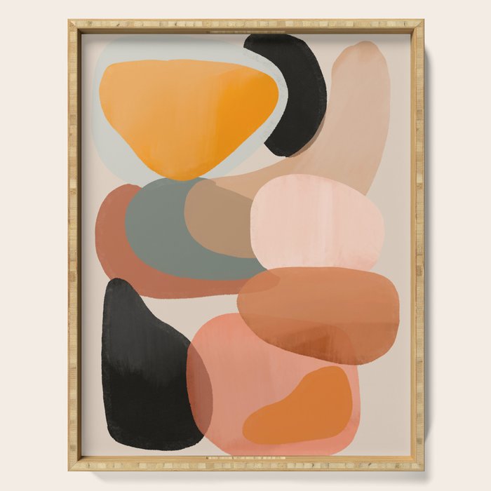Modern Abstract Art 145 Serving Tray Gallery Image 1