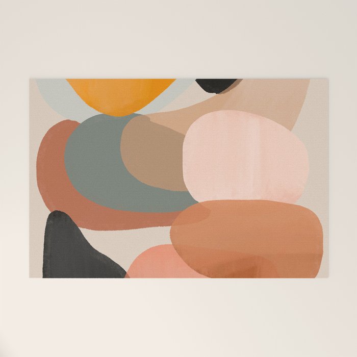 Modern Abstract Art 145 Welcome Mat Gallery Image 1