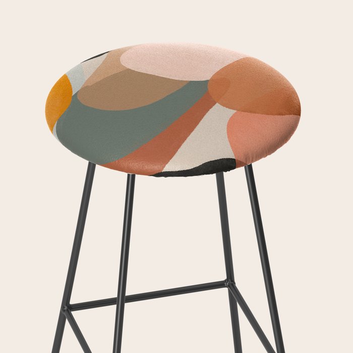 Modern Abstract Art 145 Stool Gallery Image 2