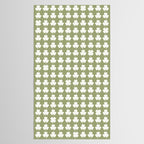 Clovers XXVIII Natural Green Botanical Pattern Tablecloth Gallery Image 2