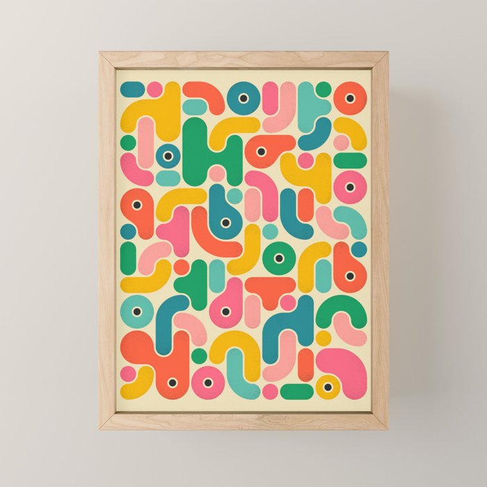 Geometrics 8 Mini Art Print Gallery Image 1