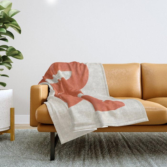 Orange River Bend Throw Blanket Gallery Image 1