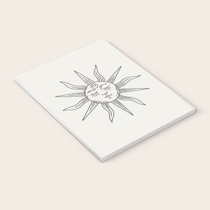 Boho Sun Drawing V Notebook Gallery Image 3