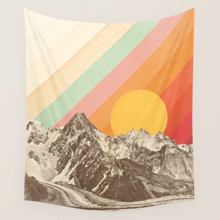 Mountainscape 1 Wall Tapestry Gallery Image 4