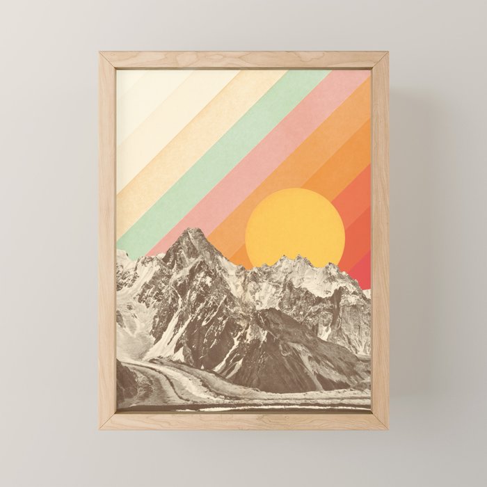 Mountainscape 1 Mini Art Print Gallery Image 1