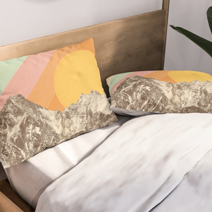 Mountainscape 1 Pillow Sham Gallery Image 2