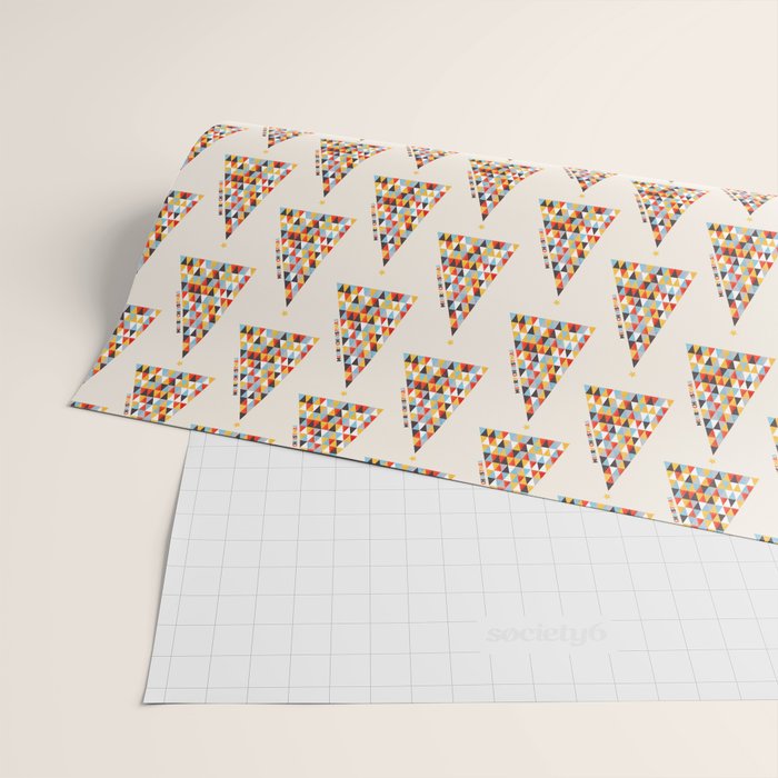 Modern Christmas Tree Wrapping Paper Gallery Image 2