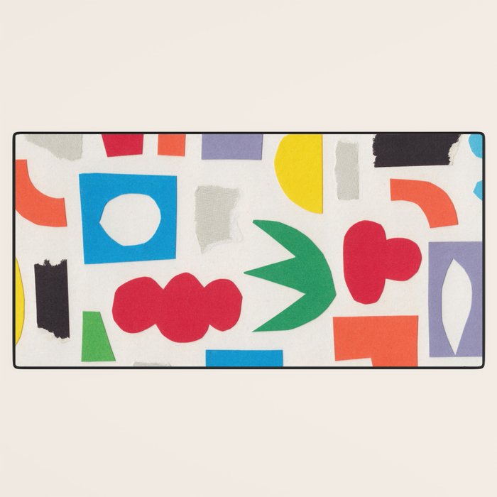 Playful Collage #3 Desk Mat Gallery Image 3