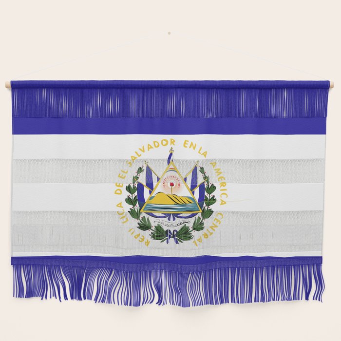 El Salvador flag emblem Wall Hanging Gallery Image 1