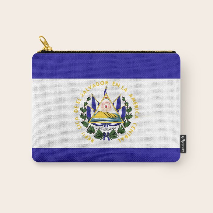El Salvador flag emblem Carry All Pouch Gallery Image 1