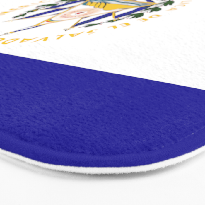 El Salvador flag emblem Bath Mat Gallery Image 3