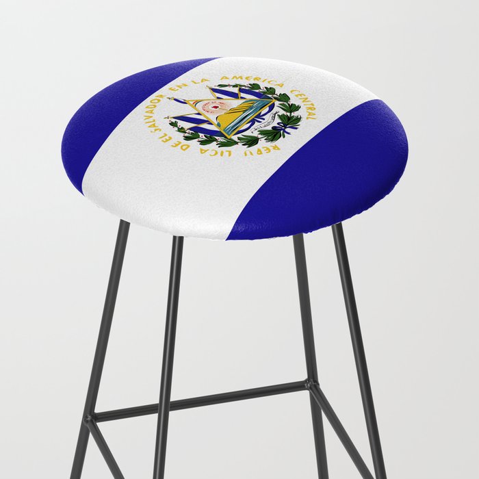 El Salvador flag emblem Stool Gallery Image 2