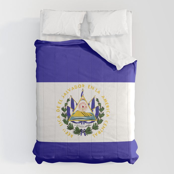 El Salvador flag emblem Comforter Gallery Image 1