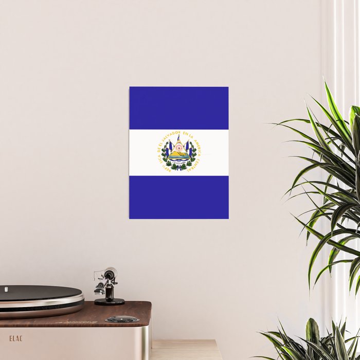 El Salvador flag emblem Poster Gallery Image 2